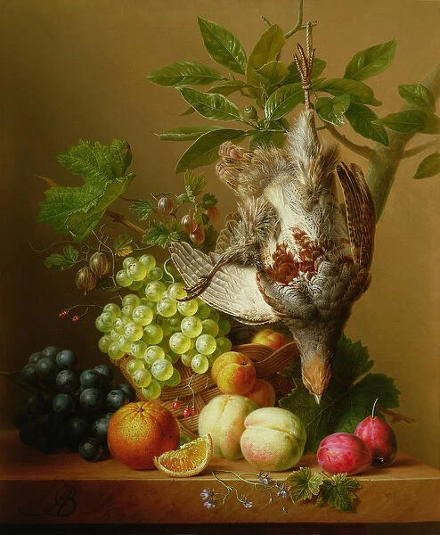 Still Life with Fruit and a Dead Partridge