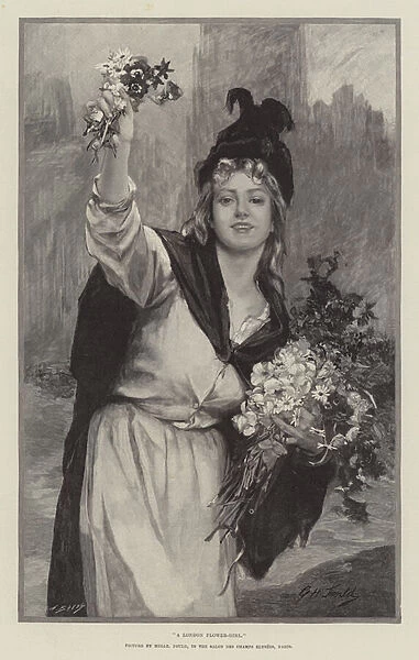 A London Flower-Girl (engraving)