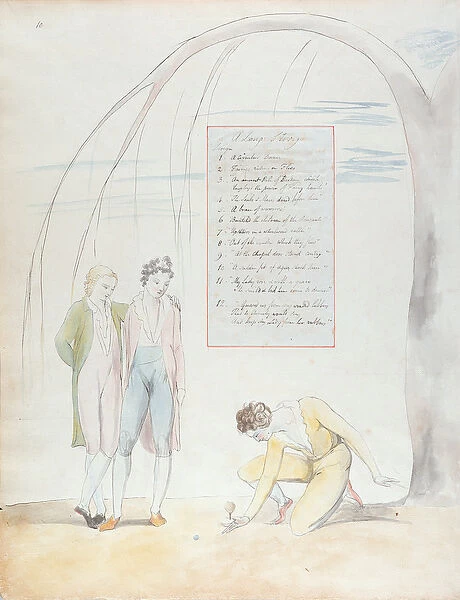 A Long Story, design 22 for The Poems of Thomas Gray, 1797-98