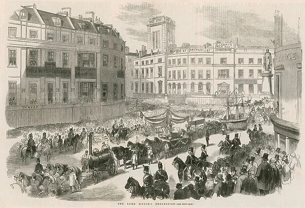 The Lord Mayors Procession (engraving)