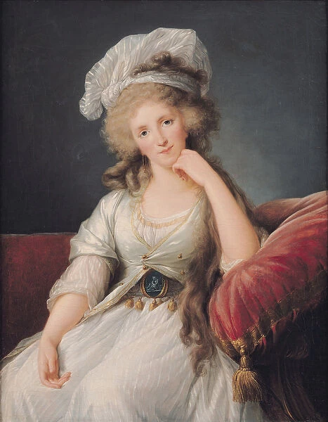 Louise-Marie Adelaide, Duchesse d Orleans (oil on canvas) (see also 365040)