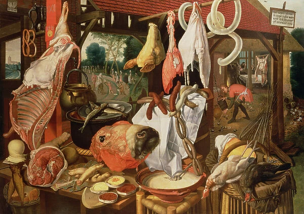 The Meat Stall, 1568 (oil on canvas)