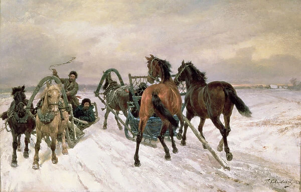 Meeting, 1876 (oil on canvas)