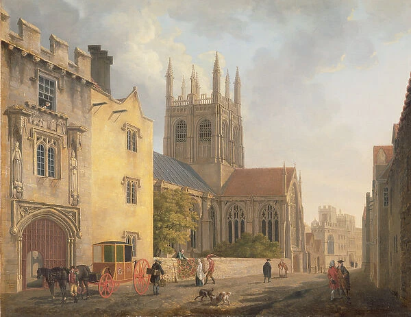 Merton College, Oxford, 1771 (oil on canvas)