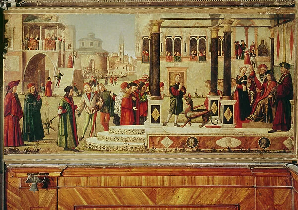 The Miracle of St. Tryphonius (oil on canvas)