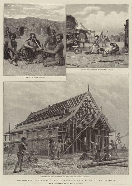 Missionary Enterprise on the Upper Zambesia, with the Barotsi (engraving)
