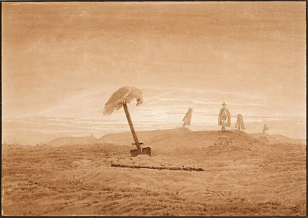 'Paysage de tombes'(Landscape with Graves
