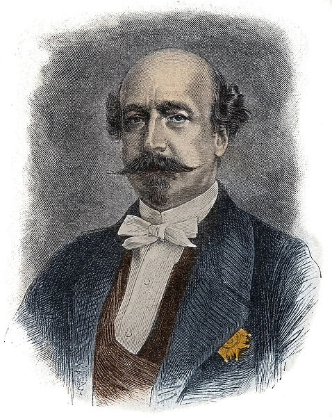 Portrait of the French financier and politician Charles de Morny dit Comte de Morny
