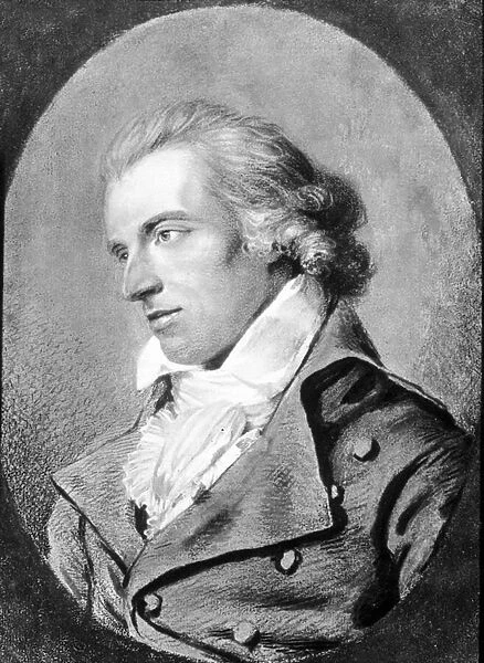 Portrait of Friedrich von Schiller (1759 - 1805). sd. 19th century