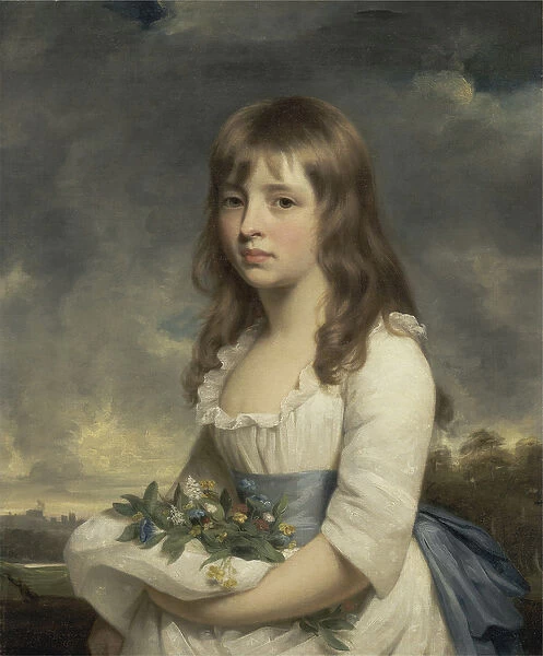 Portrait of a girl, c. 1790 (oil on canvas)
