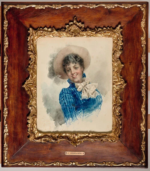 Portrait of a Lady (watercolour on paper)