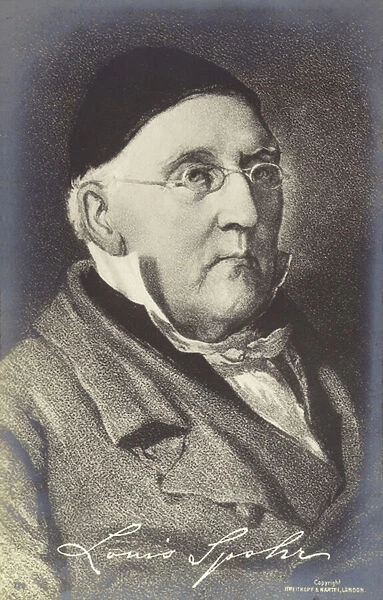 Portrait of Louis Spohr (engraving)