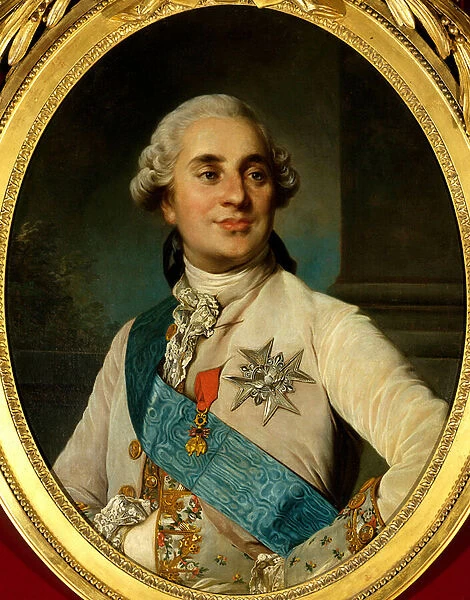 Portrait of Louis XVI (1754 - 1793), King of France. Painting by Joseph Siffred Duplessis