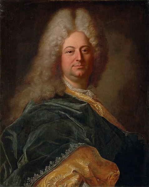 Portrait of the Marquis de la Mesangere (oil on canvas) (pair to 478165)