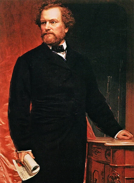 Portrait of Samuel Colt, inventor of the revolver