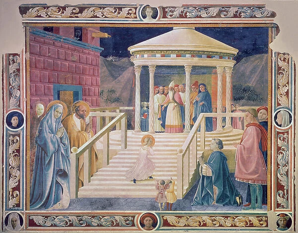 The Presentation of the Blessed Virgin Mary in the Temple, 1433-34 (fresco)