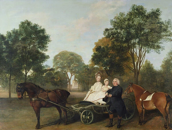 The Rev. Robert Carter Thelwall and Family, 1776 (oil on panel)