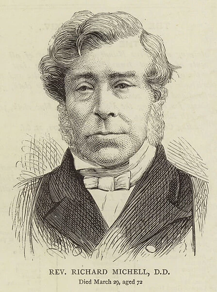 Reverend Richard Michell, DD (engraving)