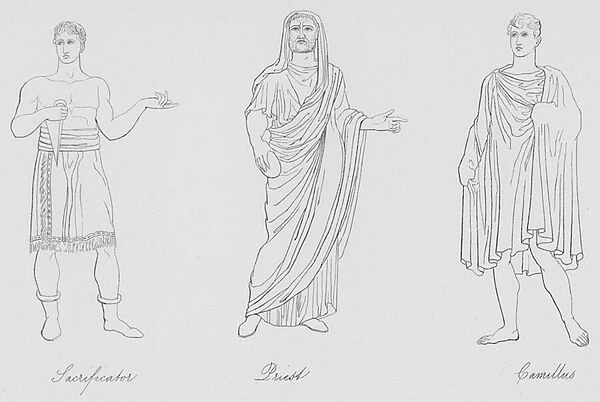 Sacrificator, Priest, Camillus (engraving)