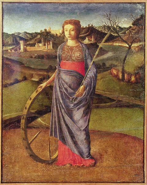 Saint Catherine (oil on panel)