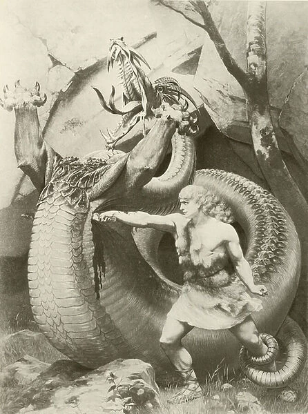 Siegfried, Act II scene vi (gravure)