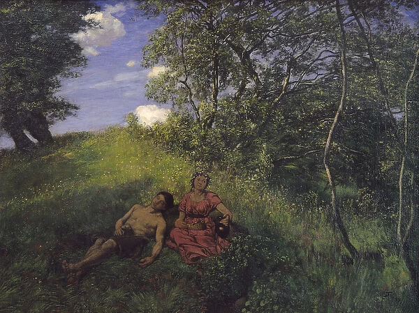 Siesta, 1889 (oil on canvas)