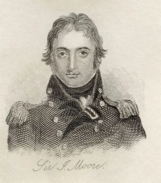 Sir John Moore, from Crabbs Historical Dictionary, published 1825 (litho)