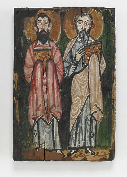 St. Matthew and St. John, right cover of the Washington Manuscript III