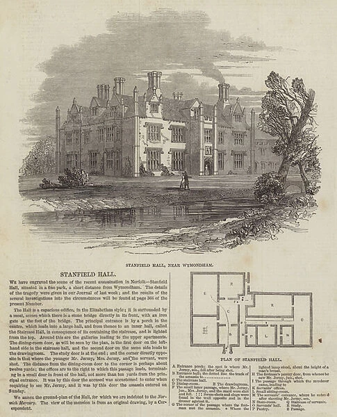 Stanfield Hall (engraving)