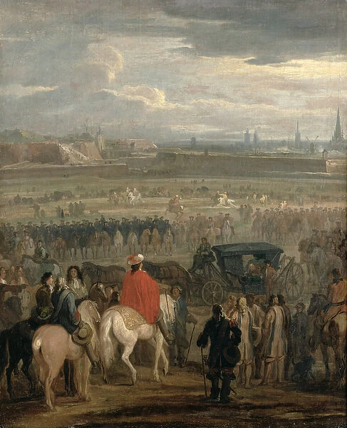 Surrender of the Citadel of Cambrai, 18th April 1677, c. 1678 (oil on canvas)