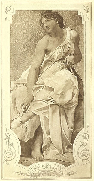 Terpsichore, Muse of the Choral Dance (photogravure)