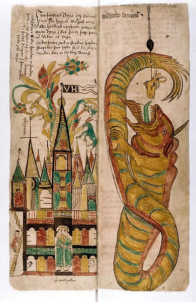Valhalla and the Midgard Serpent, 1680