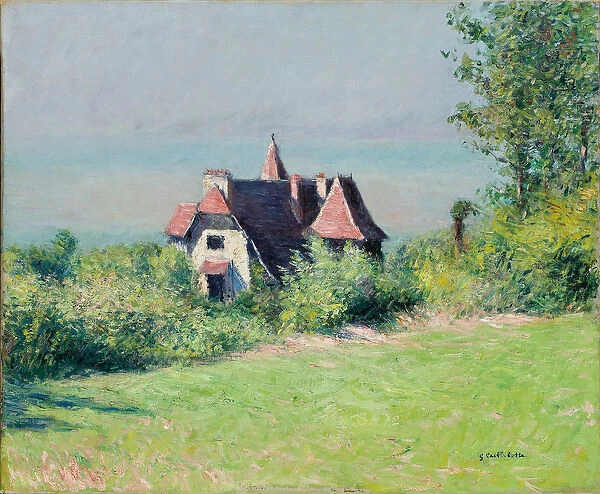A Villa at Trouville, 1882 (oil on canvas)