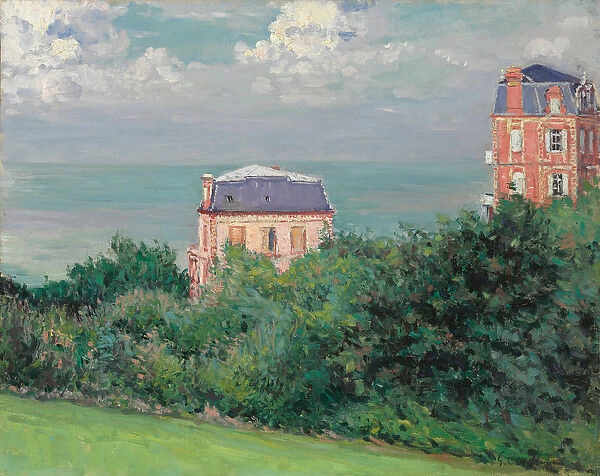Villas at Villers-sur-Mer, 1880 (oil on canvas)