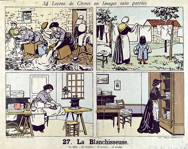The Washerwoman, from 34 Lessons of Images without Words