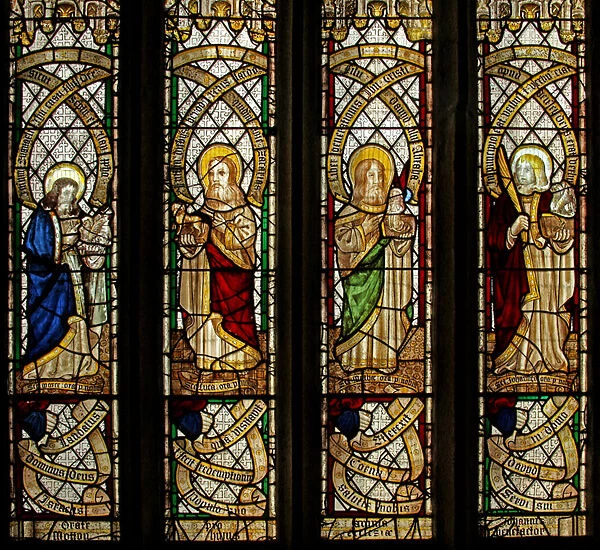 Window s5 depicting the Evangelists - Four (stained glass)