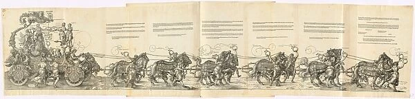 Albrecht DaOErer, The Triumphal Chariot of Maximilian I (The Great Triumphal Car)