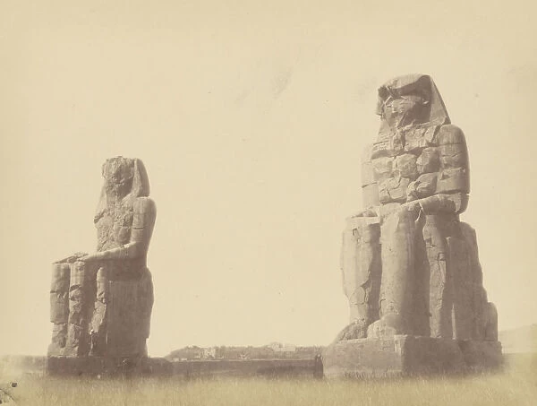 Colossus Memnon Theodule Deveria French 1831