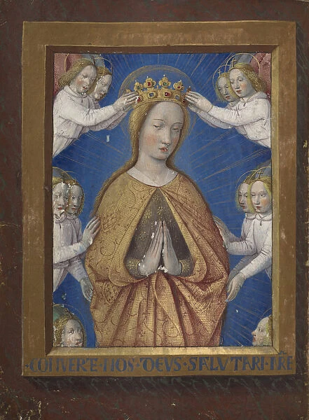 Coronation Virgin Jean Bourdichon French 1457