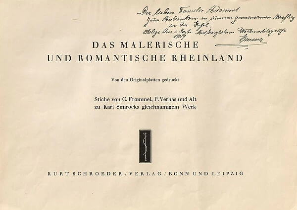 Das Malerische und Romantische Rheinland 1928