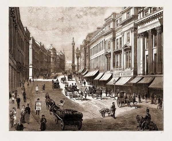 Grey Street, Newcastle, Uk, 1881