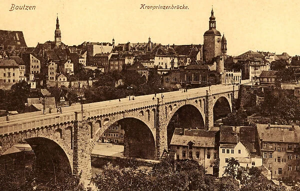 Historical images Friedensbrücke Bautzen