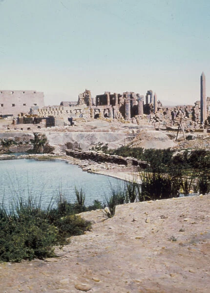 Karnak Ruins 1950 Egypt