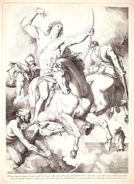 Luigi Sabatelli I (Italian, 1772 - 1850). The Four Horsemen of the Apocalypse, ca