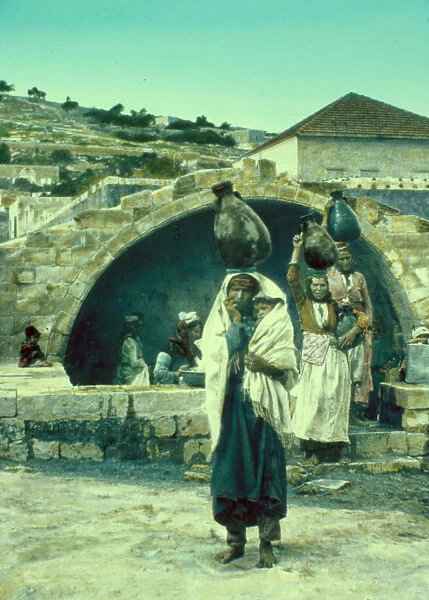 Northward Jerusalem Nazareth Virgin Fount 1950