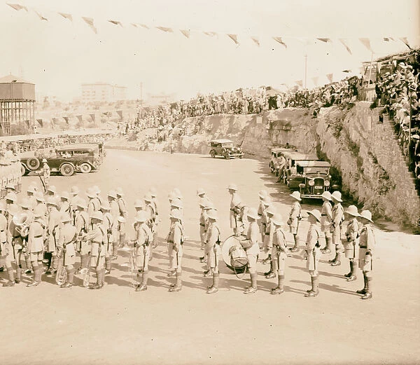 Queen Abyssinia Sept 26 1933 soldiers Jerusalem railroad