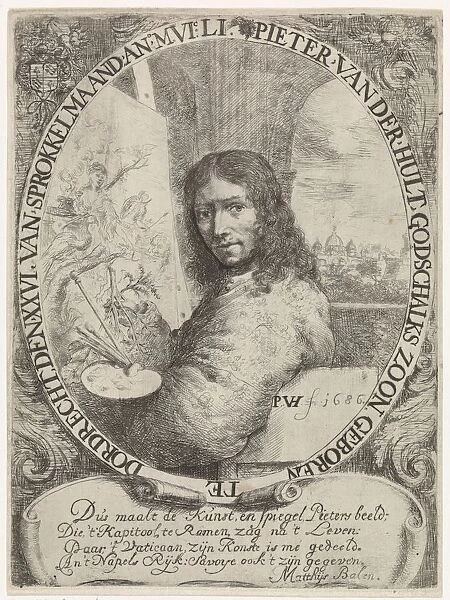 Self-portrait Pieter van der Hulst IV Pieter van der Hulst half