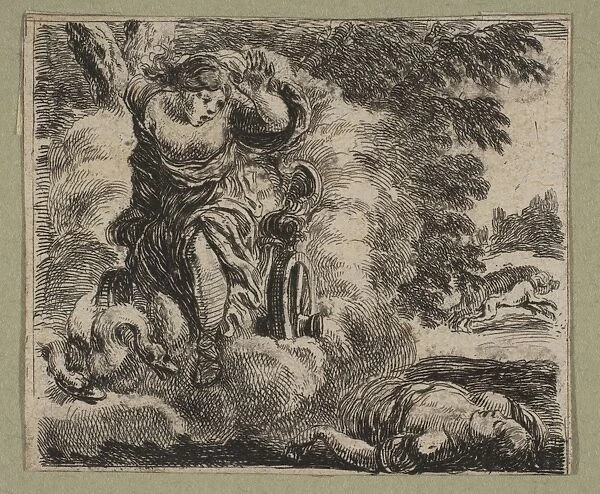 Venus et Adonis 1644 Etching state Prints Etched by Stefano della Bella