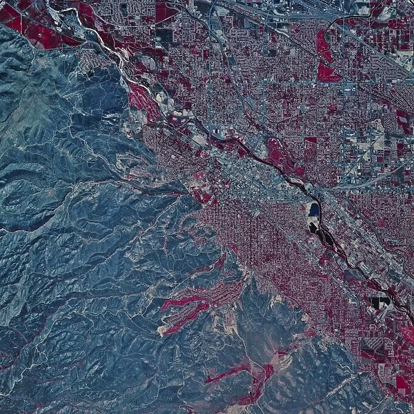 Satellite view of Boise, Idaho