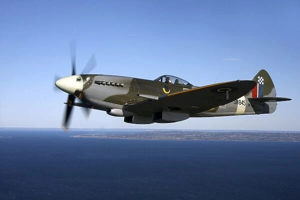Supermarine Spitfire Mk. XVIII fighter warbird